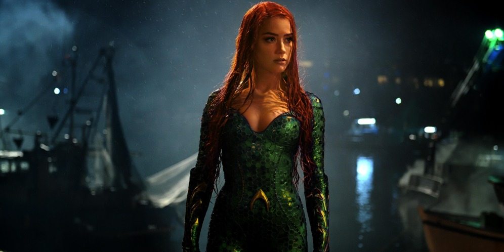 Amber Heard Kerja Bagai Kuda di Film Aquaman